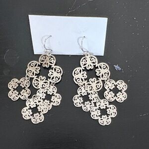 Elegant Silver Filigree Earrings